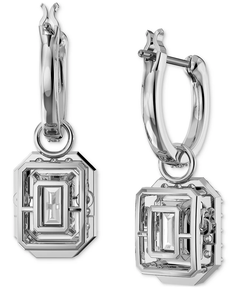 Swarovski Silver-Tone Millenia Crystal Drop Earrings