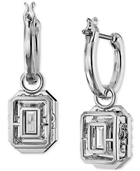 Swarovski Silver-Tone Millenia Crystal Drop Earrings