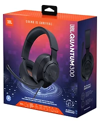 Jbl Quantum 300 Wired Over Ear Gaming Headset-Black