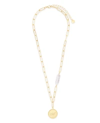 brook & york Biwa Imitation Imitation Pearl Micaela Initial Pendant