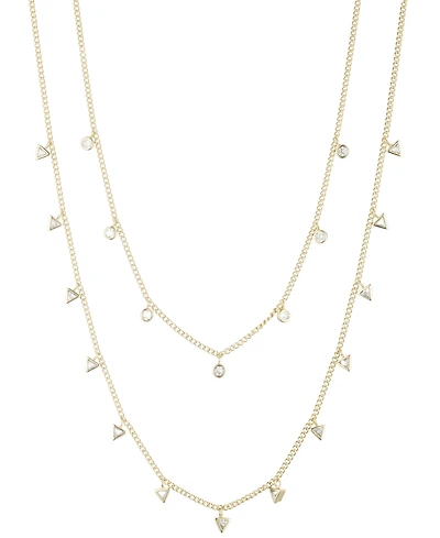 Bonheur Jewelry Marguerite Multi Strand Crystal Necklace