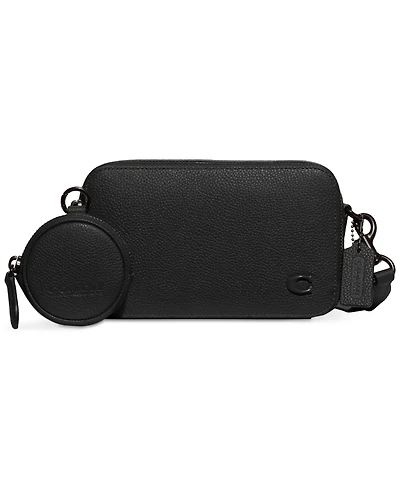 Coach Leather Charter Slim Crossbody with Adjustable Web Strap