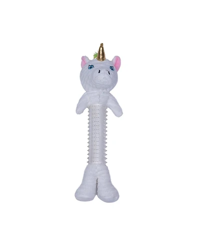 Innovative Plush and Thermoplastic Rubber Unicorn Corduroy Dog Toy