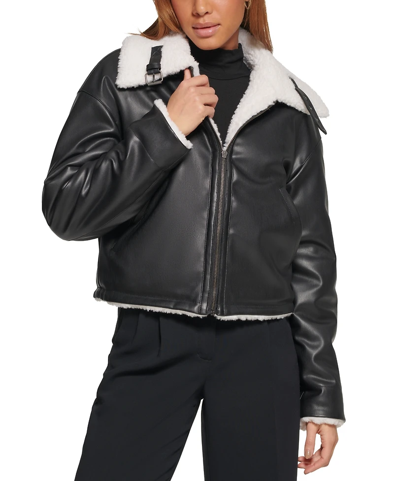 Levi's Women's Reversible Sherpa Shorty Jacket