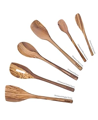 Tovola 6-Pc. Olive Wood Kitchen Utensil Set