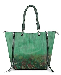 Old Trend Women's Barracuda Hand Painted Clasp Closure Tote Bag