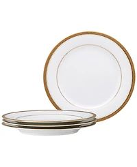 Noritake Charlotta Gold Set of 4 Salad Plates, Service For 4
