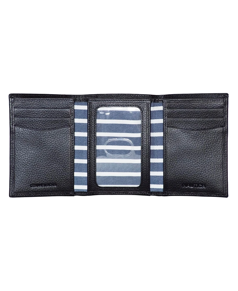 Nautica Men's Trifold Leather Wallet