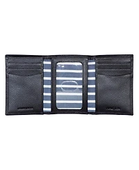 Nautica Men's Trifold Leather Wallet