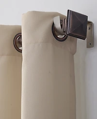 Valerie Heathered Texture Semi-Sheer Grommet Curtain Panel