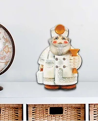 Designocracy Doctor Santa Wooden Decor