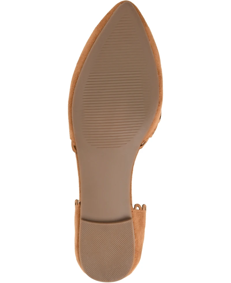 Journee Collection Women's Jezlin Scalloped Flats