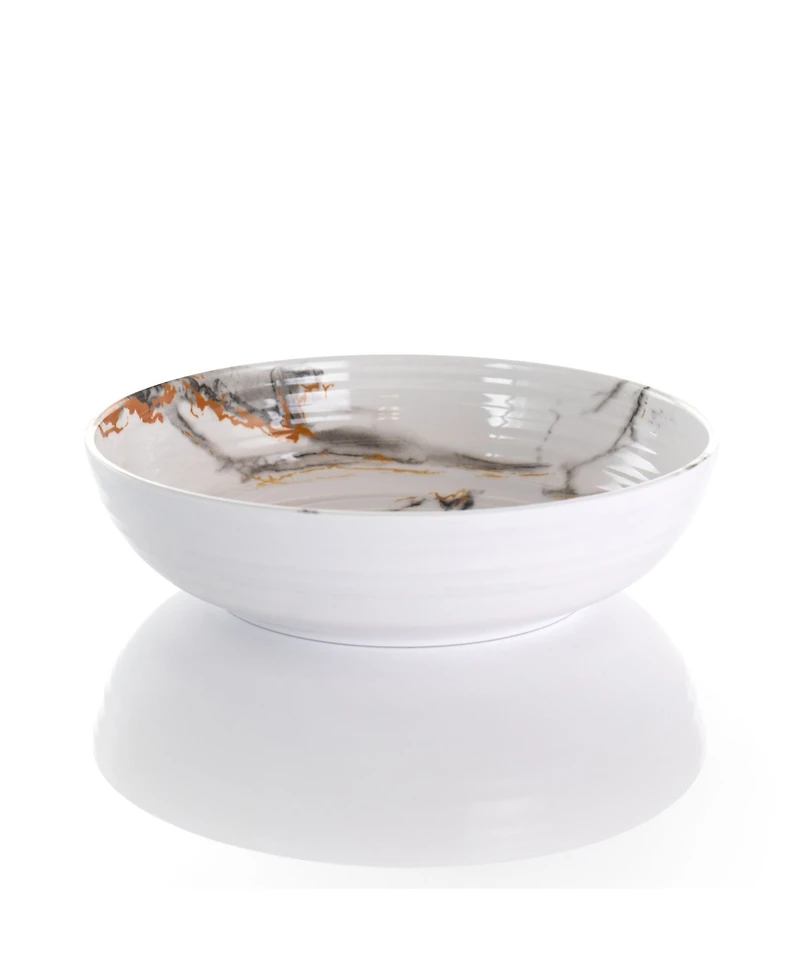 Elama Silvana Melamine 12 Pc. Dinnerware Set, Service for 4