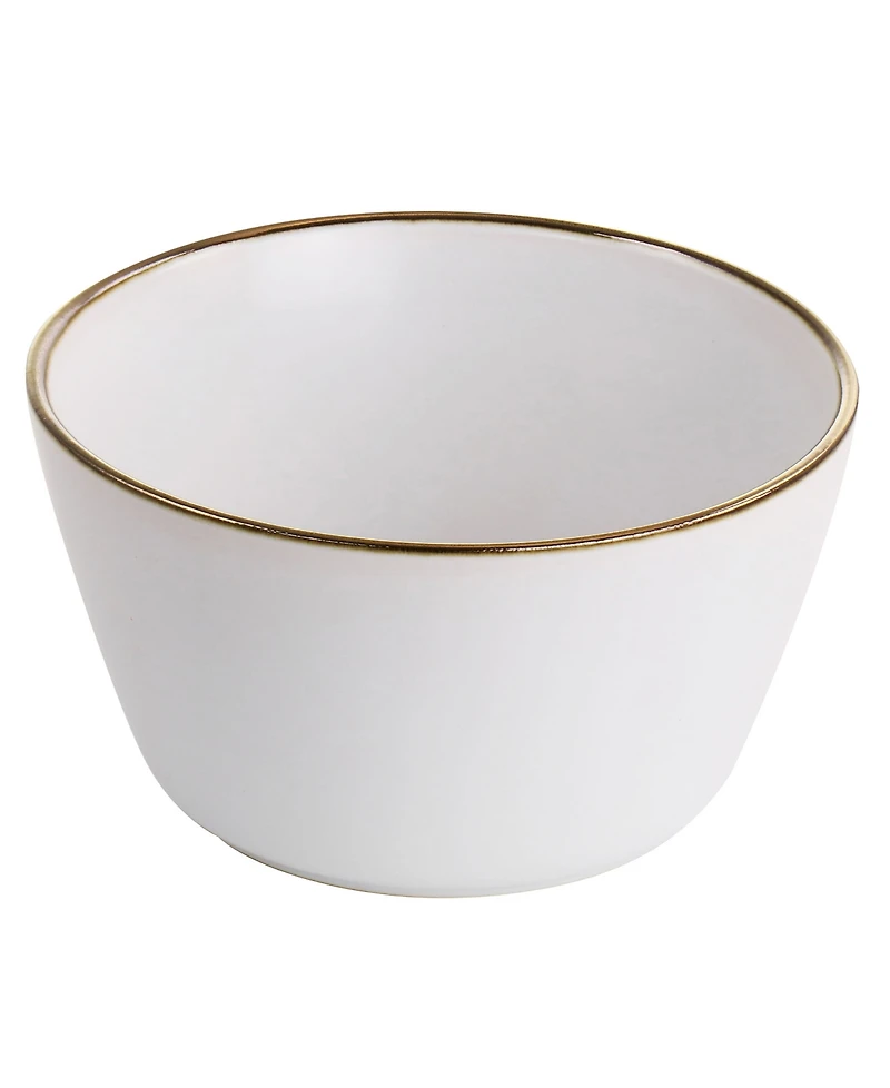 Elama Alejandro Gold-Tone 16 Pc. Dinnerware Set, Service for 4