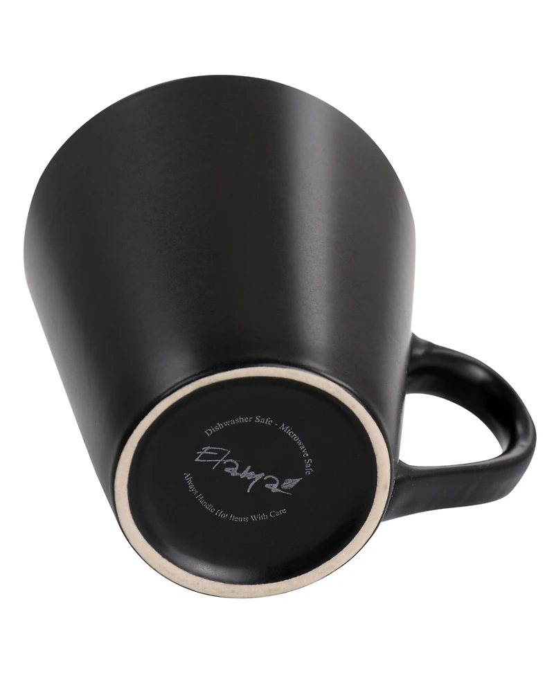 Elama Mateo Gold-Tone Mugs, Set of 6