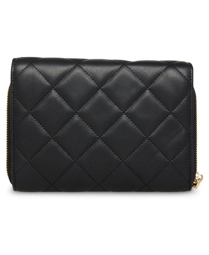 Steve Madden Women's Bcarina Quilted Crossbody Wallet