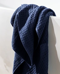 Uchino Waffle Twist 100% Cotton Washcloth, 13" x