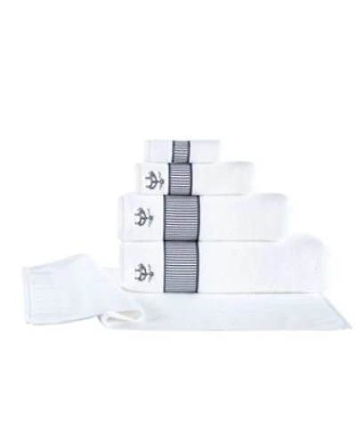 Brooks Brothers Fancy Border Bath Towels