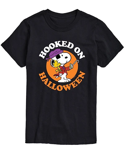 Airwaves Men's Peanuts Hooked On Halloween T-shirt