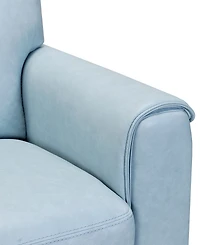 Closeout! Ashlinn 81" Tufted Pastel Leather Sofa, Created for Macy's