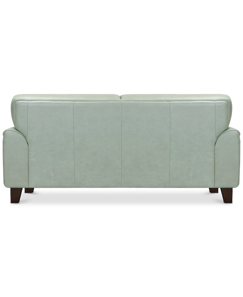 Closeout! Ashlinn 81" Tufted Pastel Leather Sofa, Created for Macy's