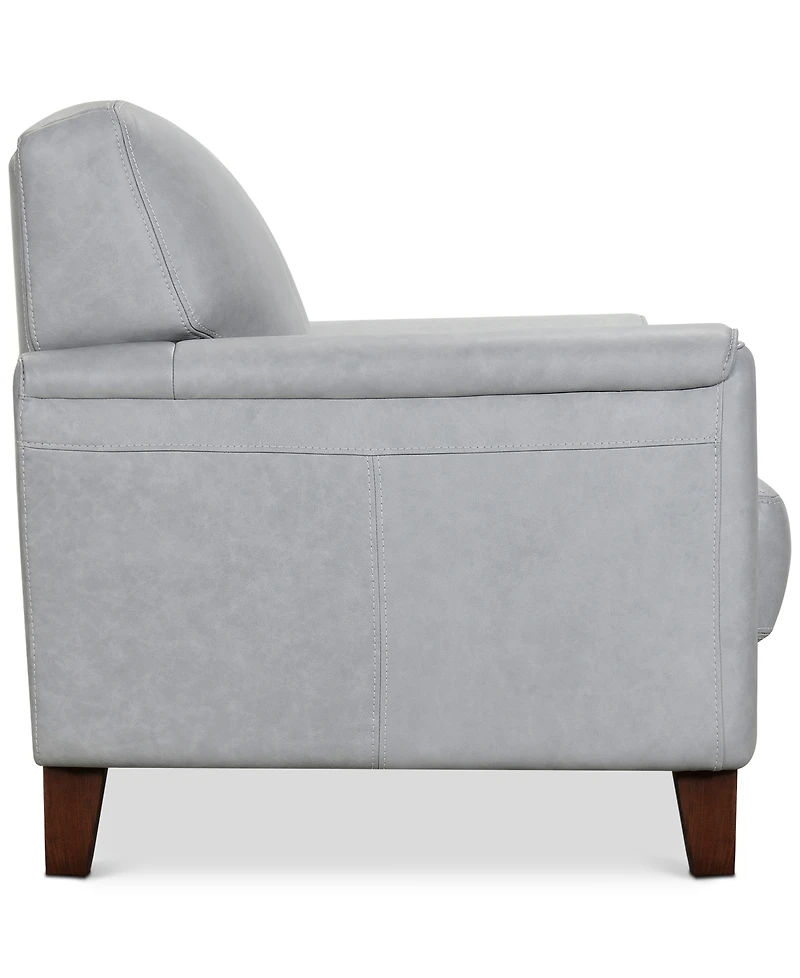 Closeout! Ashlinn 61" Tufted Pastel Leather Loveseat, Created for Macy's
