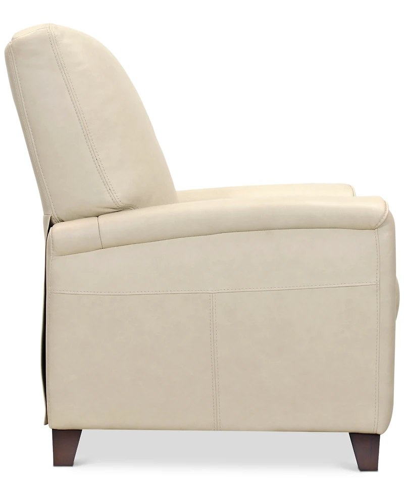 Closeout! Ashlinn 34" Pastel Leather Pushback Recliner, Created for Macy's