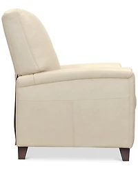 Closeout! Ashlinn 34" Pastel Leather Pushback Recliner, Created for Macy's