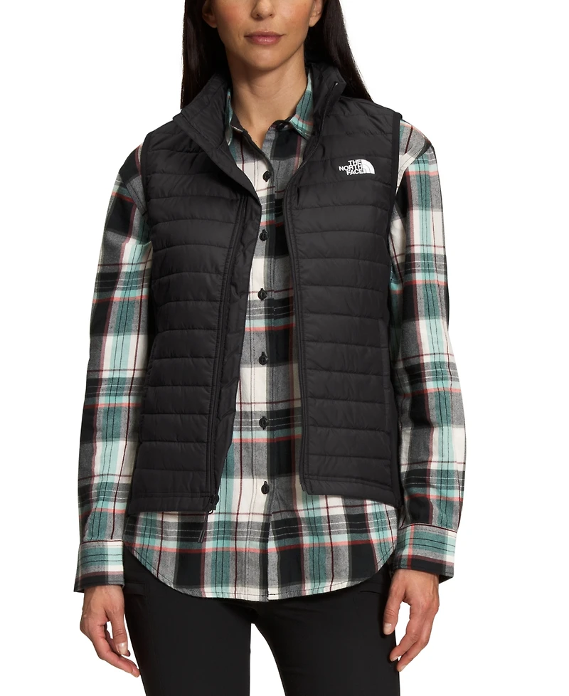 The North Face Women's Canyonlands Hybrid Puffer Vest - TNF Black