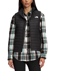 The North Face Women's Canyonlands Hybrid Puffer Vest - TNF Black
