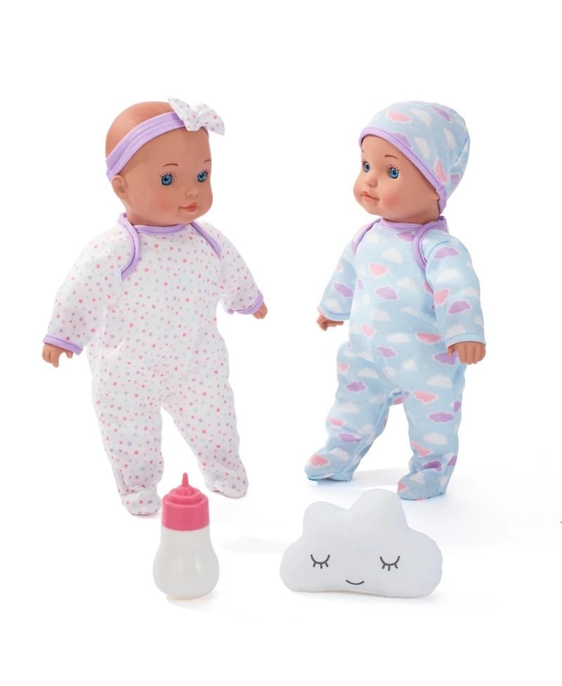 Cuddle Twins 12" Dolls Set, Created for You by Toys R Us