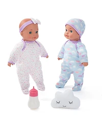 Cuddle Twins 12" Dolls Set, Created for You by Toys R Us