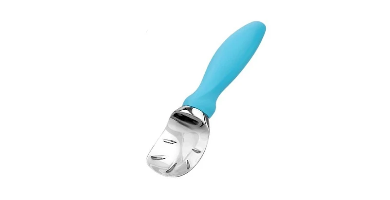 Ice Cream Scoop with Soft Easy Grip Handle and Built-in Lid Opener