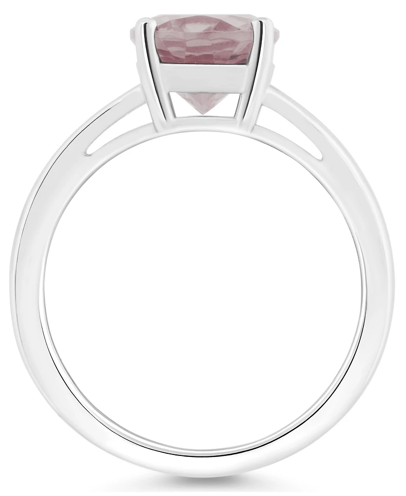 Macy's Women's Rose Quartz (2-1/2 ct.t.w.) Ring Sterling Silver