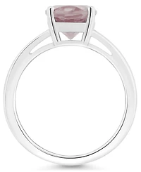Macy's Women's Rose Quartz (2-1/2 ct.t.w.) Ring Sterling Silver
