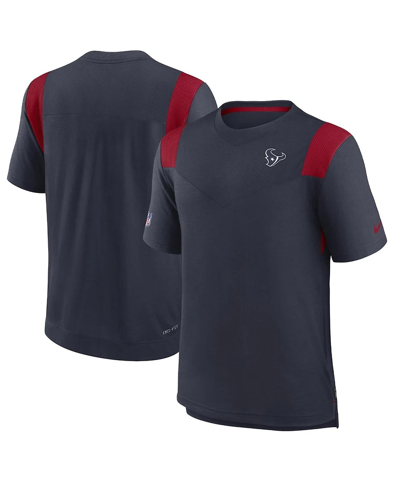 Men's Nike Navy Houston Texans Sideline Tonal Logo Performance Player T-shirt