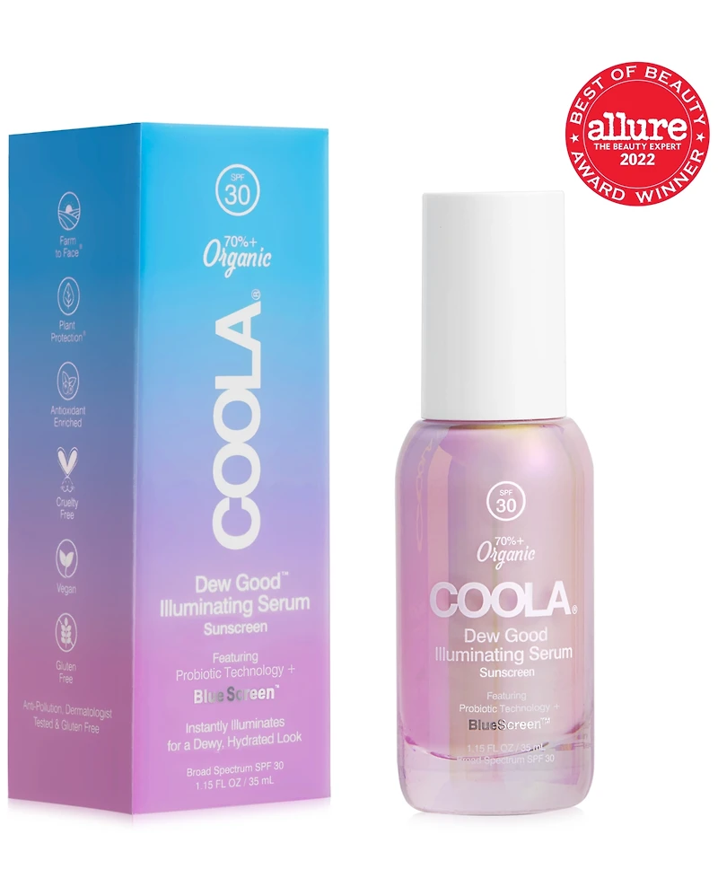 Coola Dew Good Illuminating Serum Sunscreen Spf 30