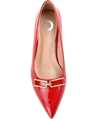 Journee Collection Women's Rumi Pointed Toe Kitten Heel Pumps