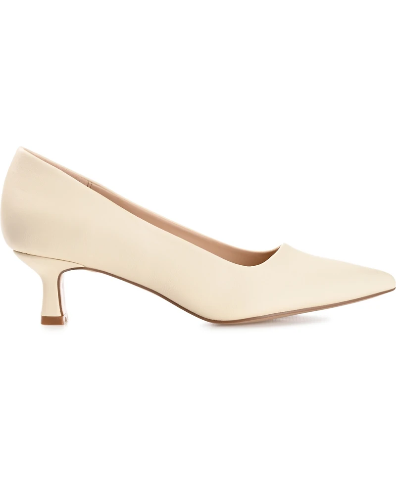 Journee Collection Women's Celica Kitten Heel Pumps