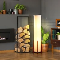 Parker 48" Led Column Floor Lamp with Cylinder Tower Shade