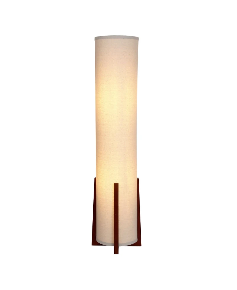 Parker 48" Led Column Floor Lamp with Cylinder Tower Shade