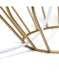 Simple Designs Geometrically Wired Table Lamp