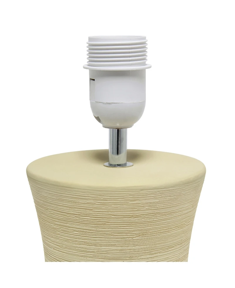 Simple Designs Hourglass Table Lamp