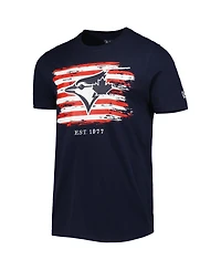 Men's New Era Navy Toronto Blue Jays 4th of July Jersey T-shirt