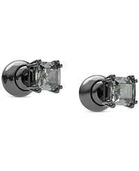Swarovski Black-Tone Millenia Crystal Stud Earrings