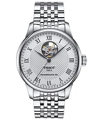 Tissot Men's Swiss Automatic Le Locle Powermatic 80 Open Heart Stainless Steel Bracelet Watch 39mm