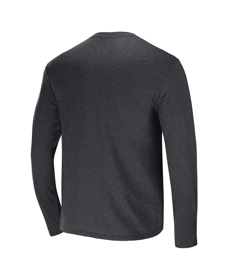Men's Nfl x Darius Rucker Collection by Fanatics Heathered Charcoal Tennessee Titans Long Sleeve T-shirt