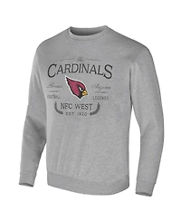 Men's Nfl x Darius Rucker Collection by Fanatics Heather Gray Arizona Cardinals Pullover Sweatshirt