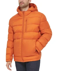 Cole Haan Men's Lightweight Hooded Puffer Jacket