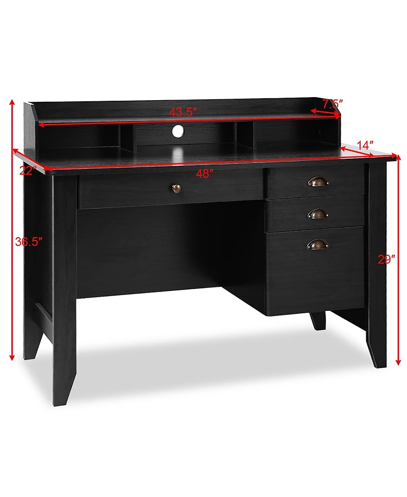 Costway Computer Desk Pc Laptop Writing Table Workstation Home